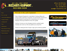 Tablet Screenshot of buzzardsequipment.net